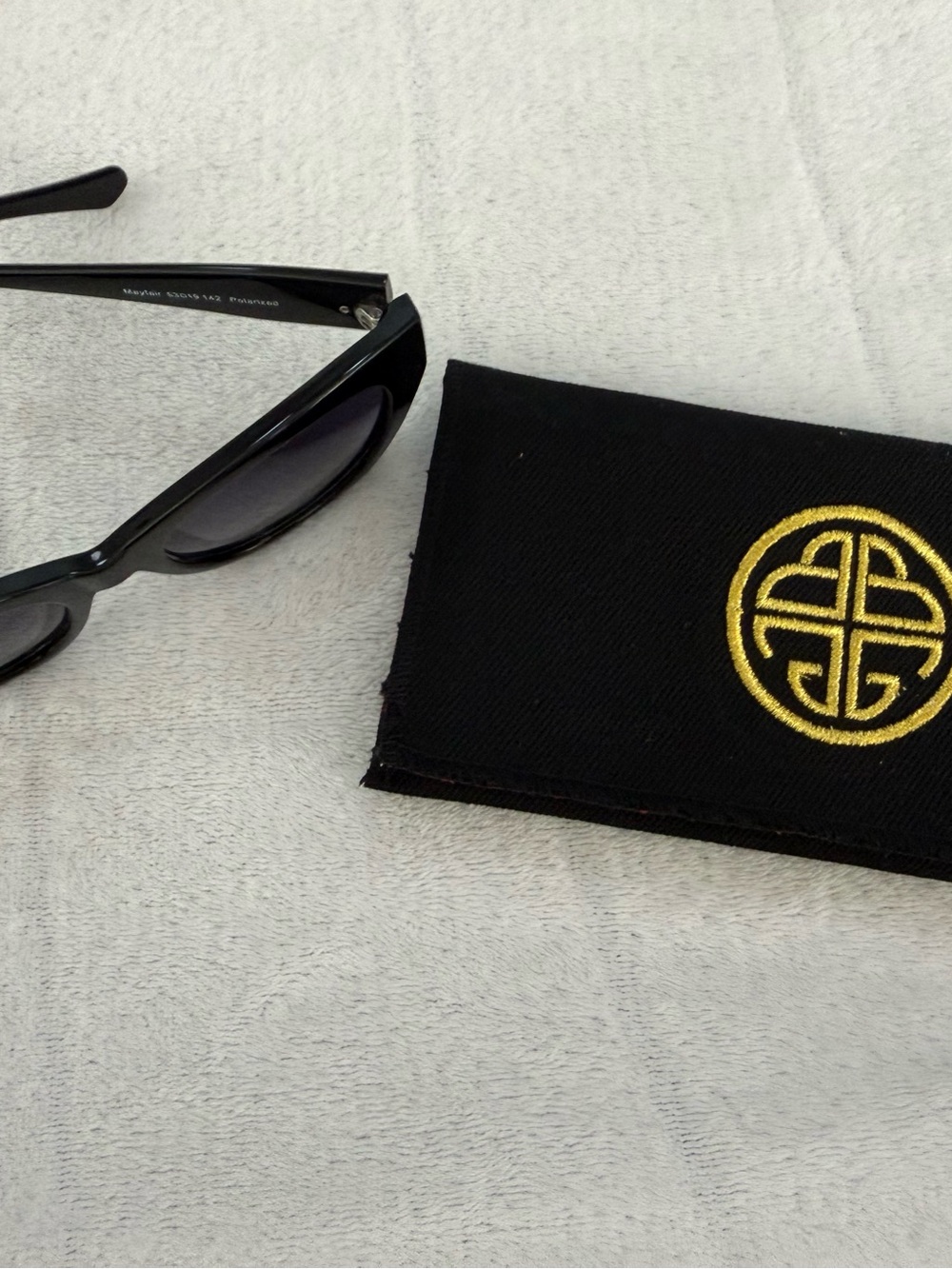 BudhaGirl Mayfair, Women’s Polarized Sunglasses, black, w/ BudhaGirl Fabric Case